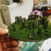 Stonehenge 3D Model - 3d printed & hand decorated.