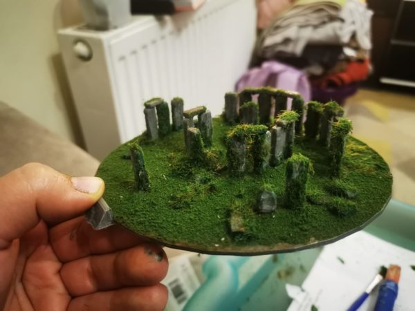 Stonehenge 3D Model - 3d printed & hand decorated.