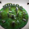 Stonehenge 3D Model - 3d printed & hand decorated.