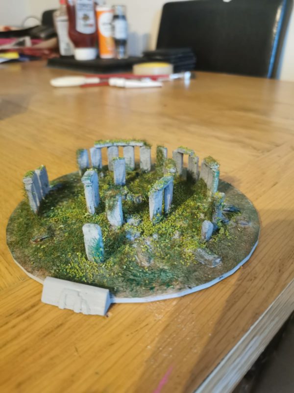 Stonehenge 3D Model - 3d printed & hand decorated.