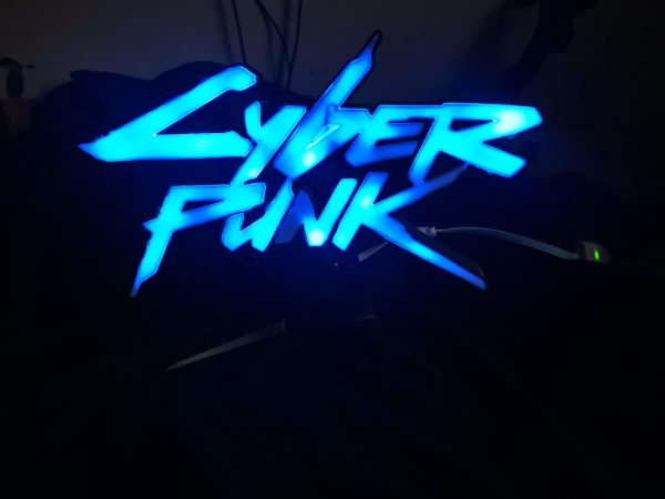 Cyberpunk 2077 Logo - Optional RGB Lighting