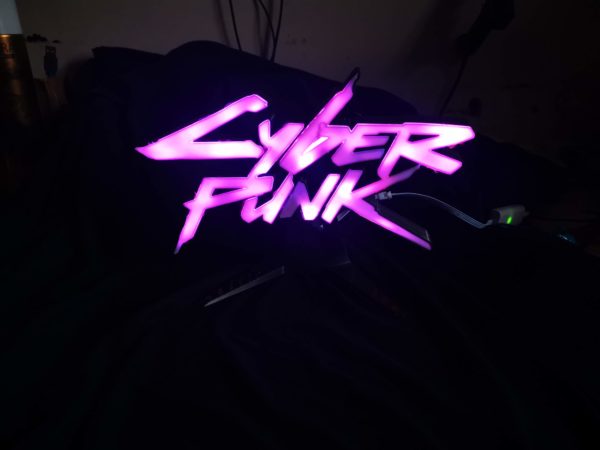 Cyberpunk 2077 Logo - Optional RGB Lighting