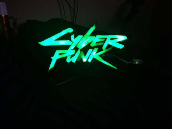 Cyberpunk 2077 Logo - Optional RGB Lighting