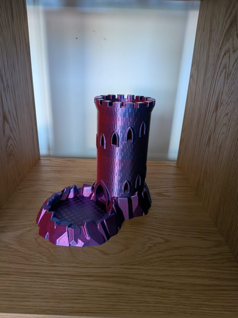 Enchanting Castle Dice Tower - Roll in Style!