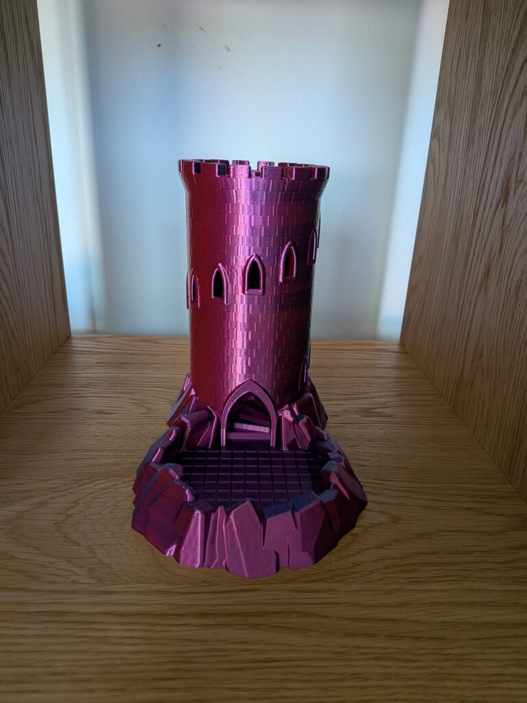 Enchanting Castle Dice Tower - Roll in Style!