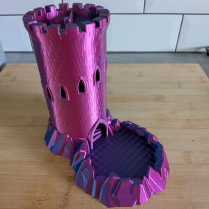 Enchanting Castle Dice Tower - Roll in Style!