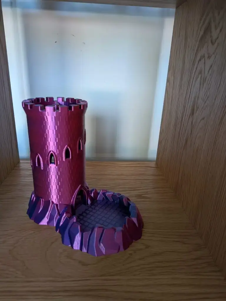 Enchanting Castle Dice Tower - Roll in Style!